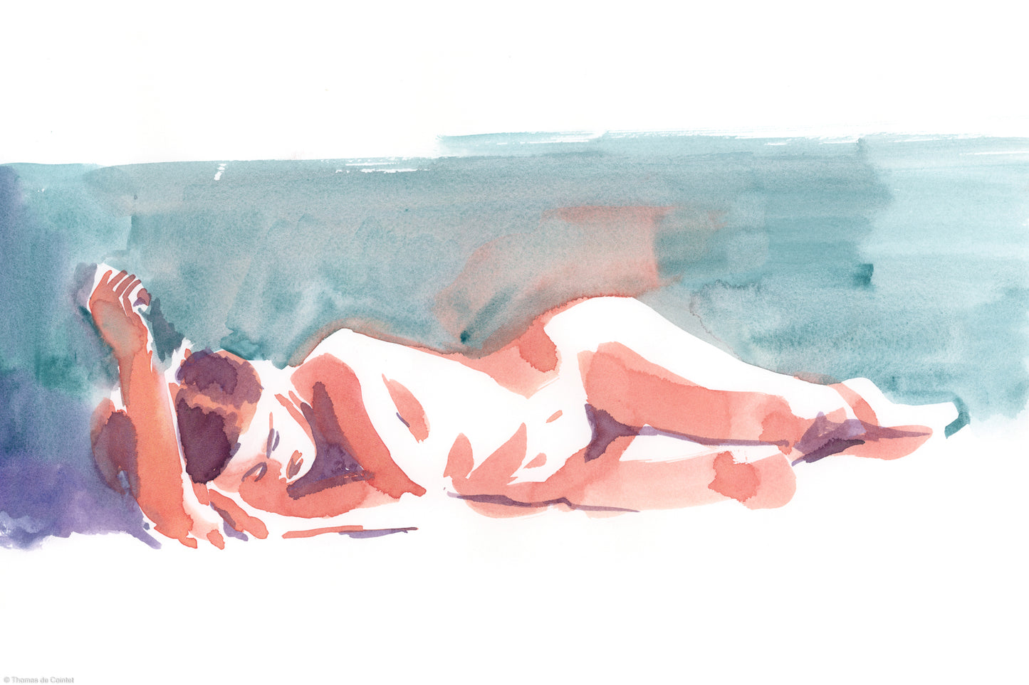 Femme allongée
