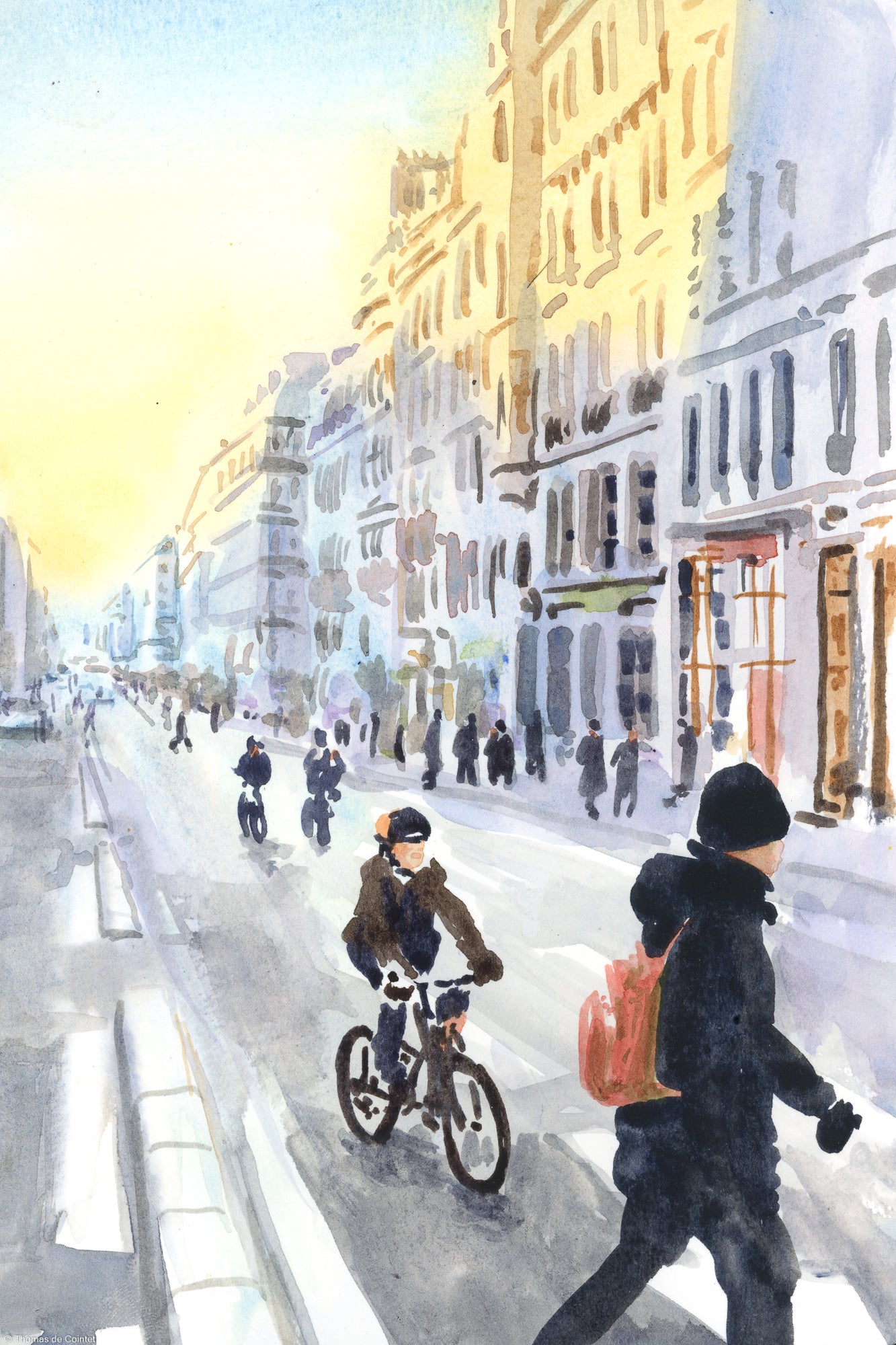 Ambiance hivernale rue Lafayette