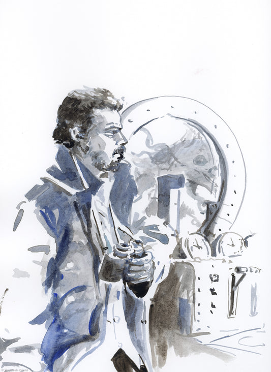 Capitaine Nemo aux jumelles