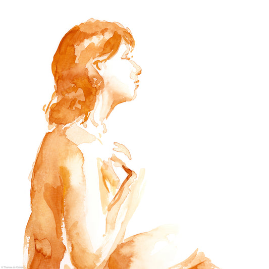 Femme à aquarelle