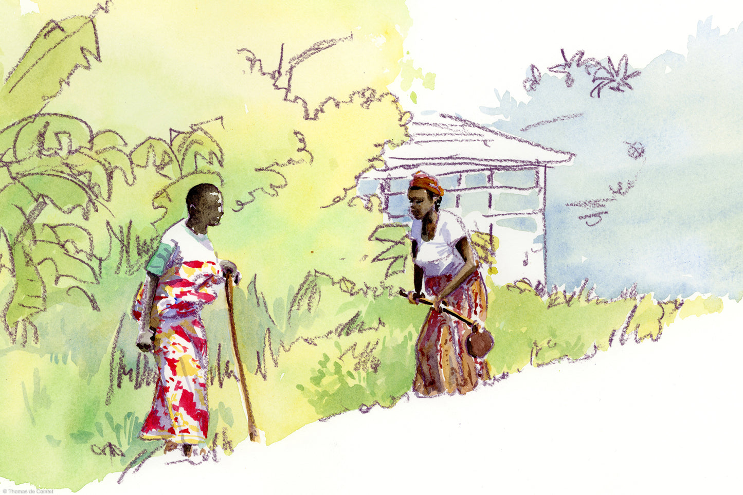 Femmes travaillant dans les champs dans la région de Rutsiro
